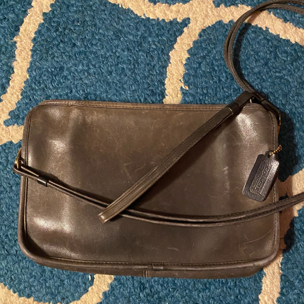 Vintage Coach Shoulder Bag Black